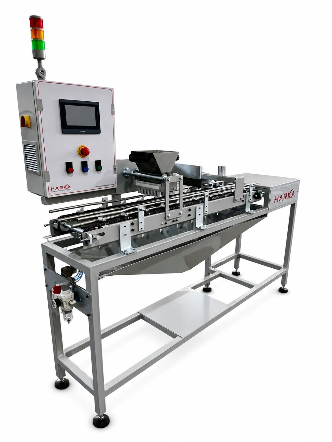Equipamento industrial Harka com sistema de movimentação e painel de controle — foto 2
