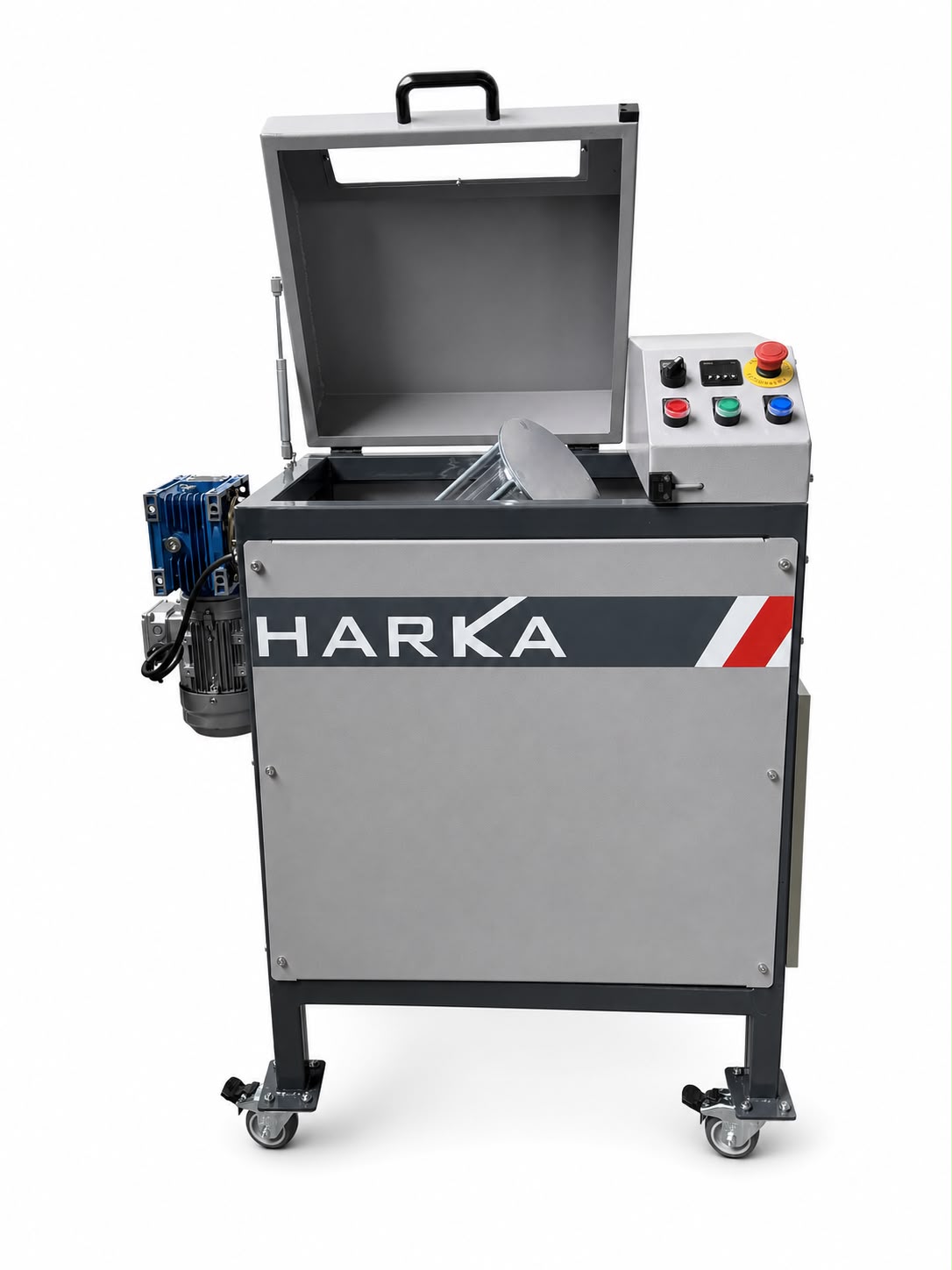 Equipamento industrial Harka com sistema de movimentação e painel de controle — foto 3
