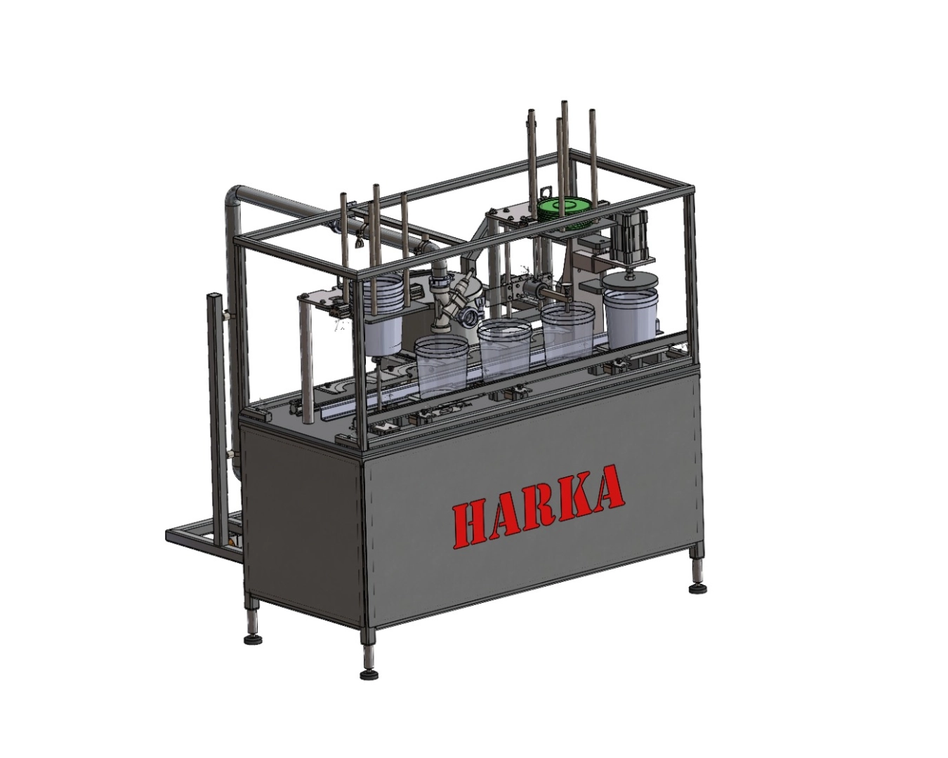 Envasadora com Sistema de Tamponamento